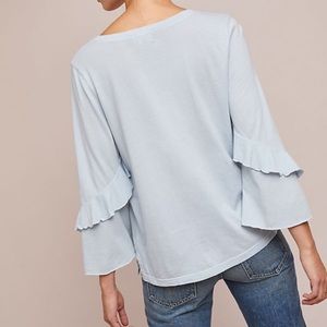 Anthropologie / t.la Chelsea Ruffle Tee